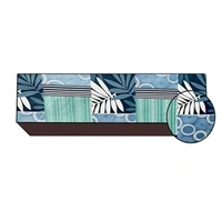 DREAM eHOME  PVC Blue Color Printed c 1.5TonAc Cover for Split Indoor -  1.5 Ton, Blue,  PVC,  Pack of1